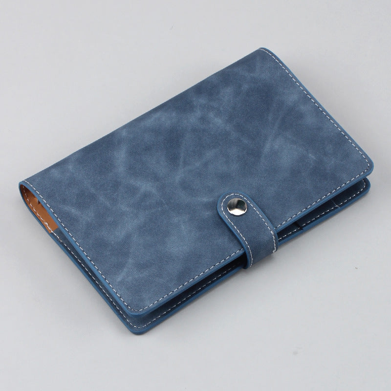 Wholesale A6 Loose Leaf Ledger Soft Leather Notebook